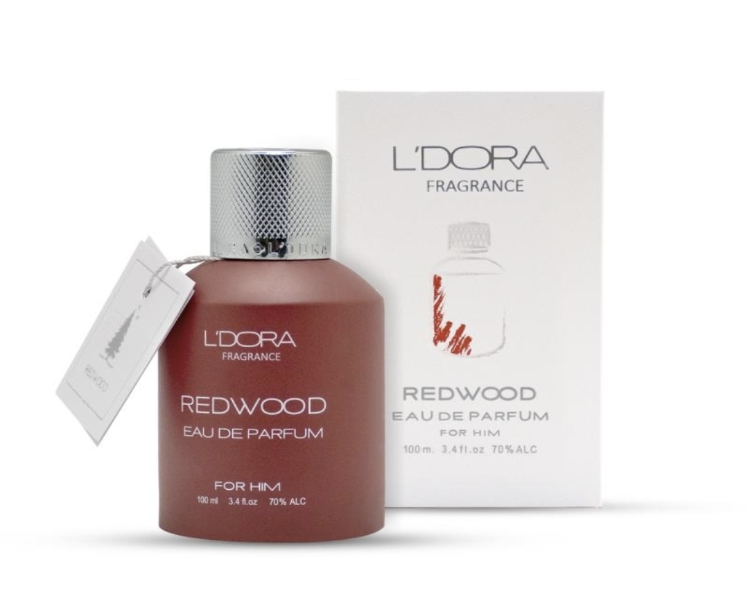 ادوپرفیوم مردانه مدل REDWOOD لدورا فرگرنس 100 میلی‌لیتر