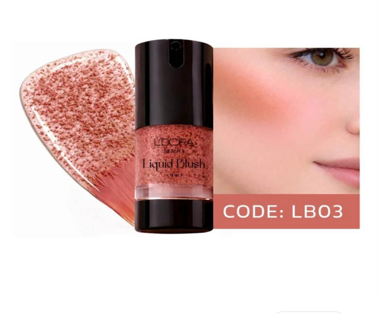 رژگونه مایع کد LB 03 مناسب انواع پوست