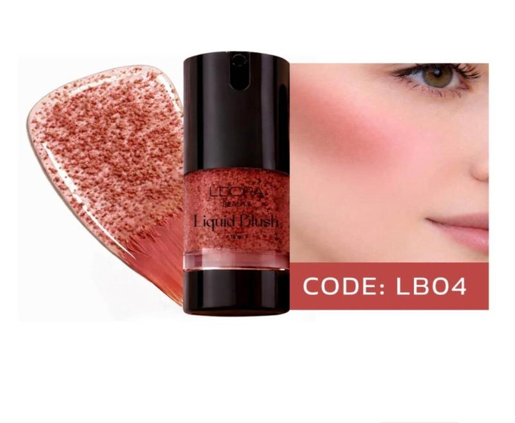 رژگونه مایع کد LB 04 مناسب انواع پوست