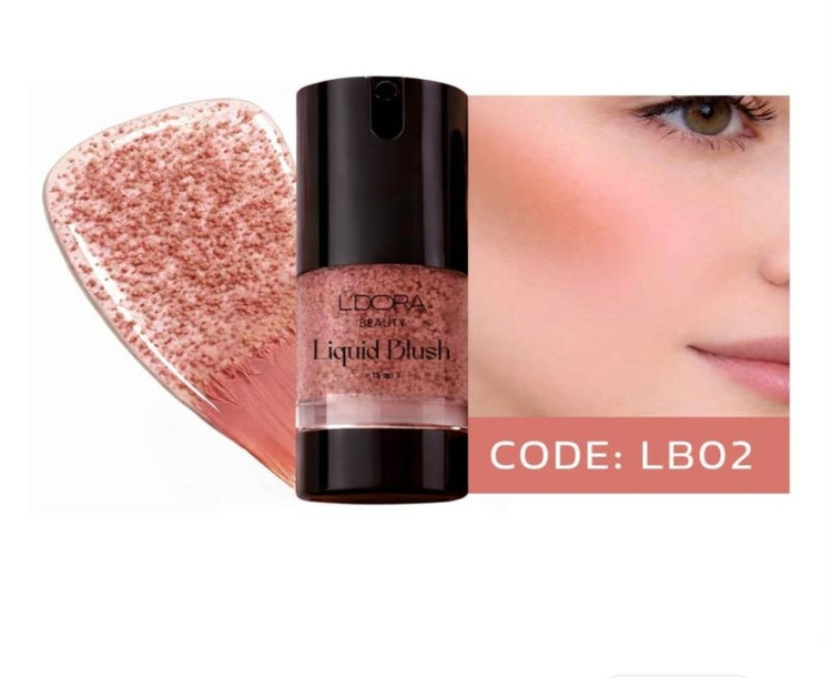 رژگونه مایع کد LB 02 مناسب انواع پوست