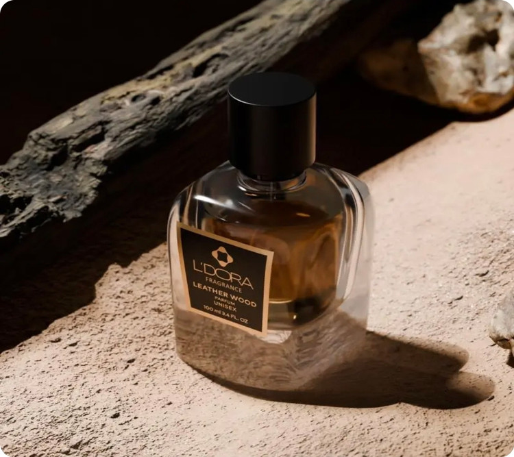 تستر پرفیوم LEATHER WOOD لدورا فرگرنس